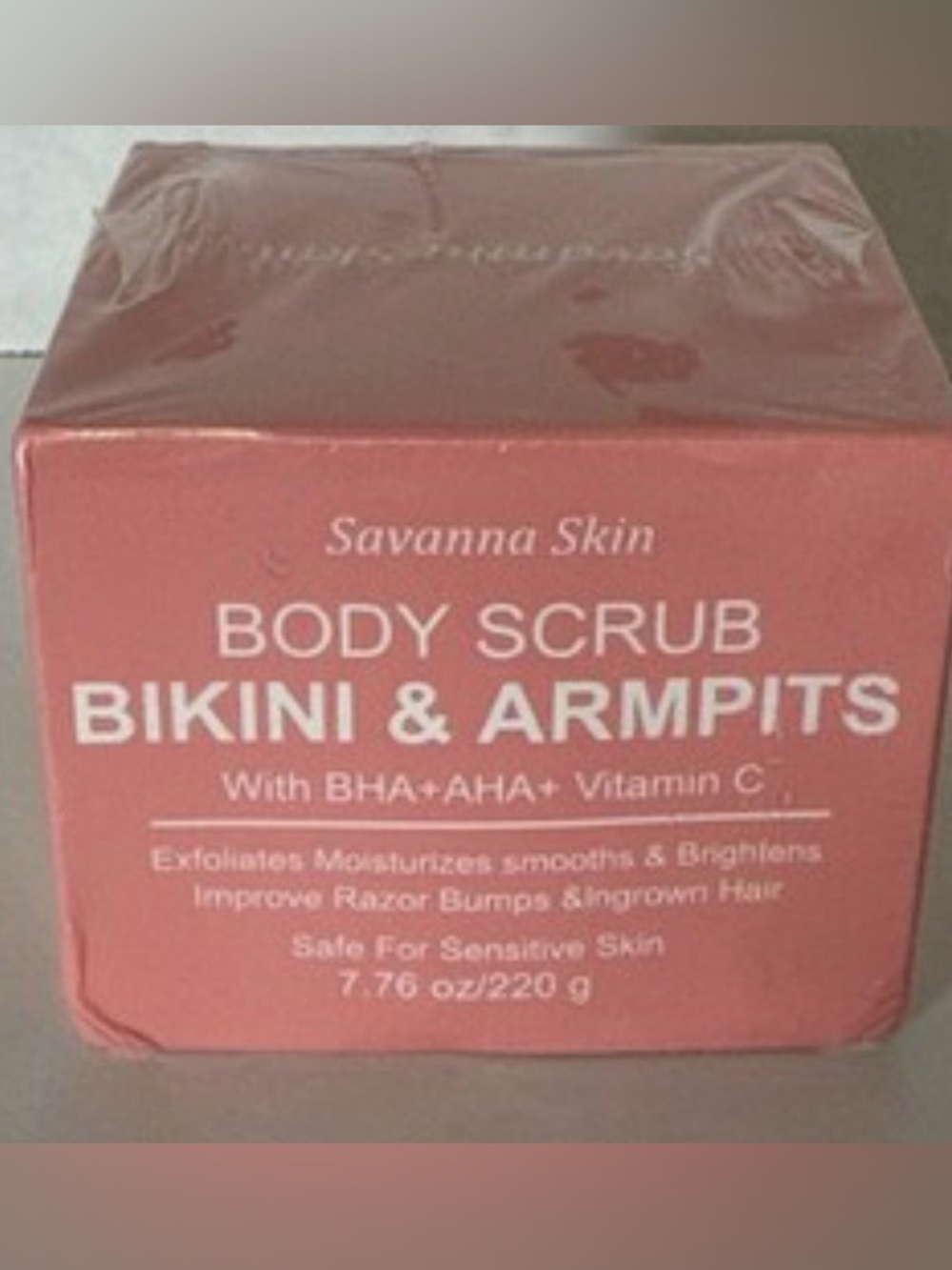 Savanna Skin Body Scrub Bikini & Armpit NEW Sealed 7.76oz